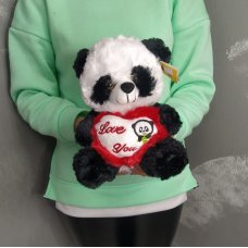 Мягкая игрушка Панда с сердцем